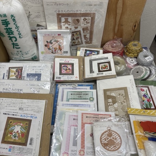 さくらほりきり 和風 工芸 手芸 クラフトキット ボビークラフト ハンドメイド パッチワーク コラージュ素材 小物 キット セット まとめて